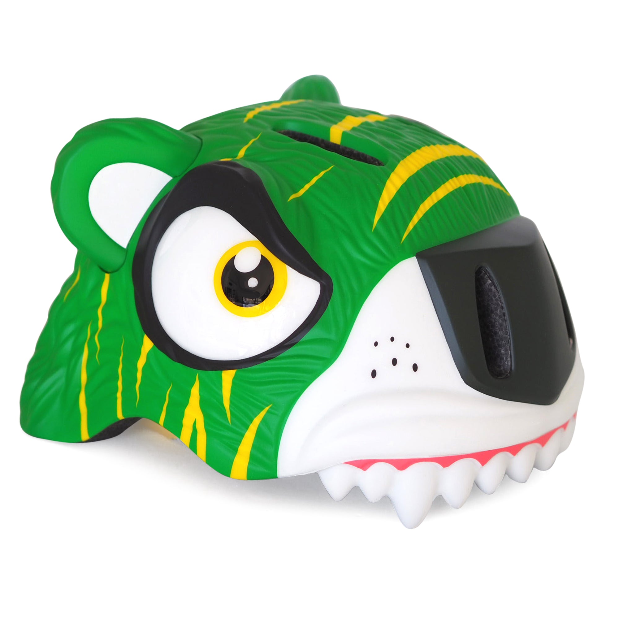 fahrradhelm tiger Crazy Safety Fahrradhelm Tiger grün – bilga